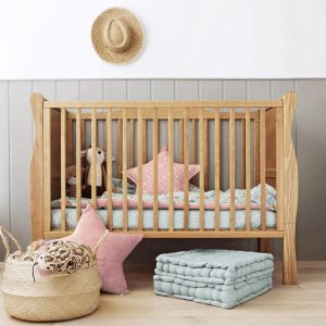 Jurassien : le lit en bois vintage pour bébé